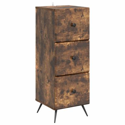 Dulap cu sertare Stejar fumuriu 33 x 34,5 x 90 cm GartenMobel Dekor