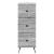 Dulap cu sertare Sonoma gri 33 x 34,5 x 90 cm Lemn prelucrat GartenMobel Dekor
