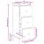Dulap cu sertare Sonoma gri 33 x 34,5 x 90 cm Lemn prelucrat GartenMobel Dekor