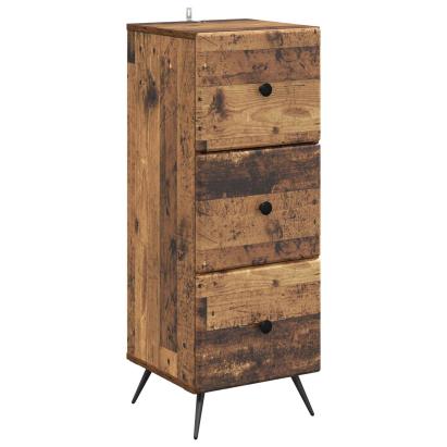 Dulap cu sertare Lemn vechi 33 x 34,5 x 90 cm Lemn prelucrat GartenMobel Dekor