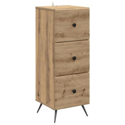 Dulap cu sertare Stejar Artizanal 33 x 34,5 x 90 cm GartenMobel Dekor