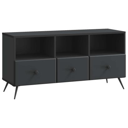Cabinet TV cu sertar Negru 102 x 34,5 x 50 cm Lemn prelucrat GartenMobel Dekor