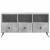 Cabinet TV Gri Beton 102 x 34,5 x 50 cm Lemn prelucrat GartenMobel Dekor