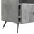 Cabinet TV Gri Beton 102 x 34,5 x 50 cm Lemn prelucrat GartenMobel Dekor