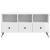 Cabinet TV Alb foarte lucios 102 x 34,5 x 50 cm Lemn prelucrat GartenMobel Dekor