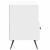 Cabinet TV Alb foarte lucios 102 x 34,5 x 50 cm Lemn prelucrat GartenMobel Dekor