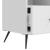 Cabinet TV Alb foarte lucios 102 x 34,5 x 50 cm Lemn prelucrat GartenMobel Dekor