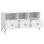 Cabinet TV Alb foarte lucios 102 x 34,5 x 50 cm Lemn prelucrat GartenMobel Dekor