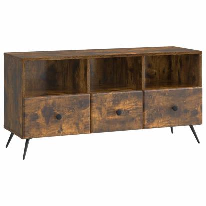 Cabinet TV Stejar fumuriu 102 x 34,5 x 50 cm Lemn prelucrat GartenMobel Dekor