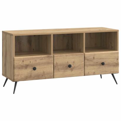 Cabinet TV Stejar Artizanal 102 x 34,5 x 50 cm Lemn prelucrat GartenMobel Dekor