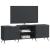 Cabinet TV Negru 150 x 31 x 50 cm Lemn prelucrat GartenMobel Dekor