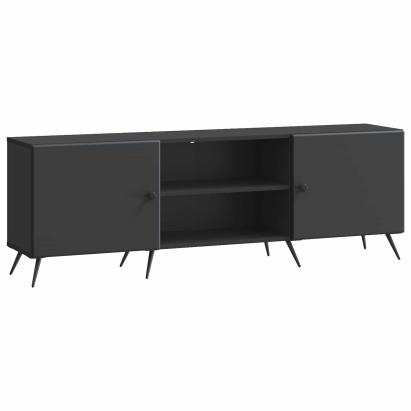 Cabinet TV Negru 150 x 31 x 50 cm Lemn prelucrat GartenMobel Dekor