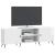 Cabinet TV Alb foarte lucios 150 x 31 x 50 cm Lemn prelucrat GartenMobel Dekor