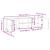 Cabinet TV Alb foarte lucios 150 x 31 x 50 cm Lemn prelucrat GartenMobel Dekor
