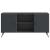 Cabinet TV Negru 102 x 34,5 x 50 cm Lemn prelucrat GartenMobel Dekor
