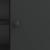 Cabinet TV Negru 102 x 34,5 x 50 cm Lemn prelucrat GartenMobel Dekor