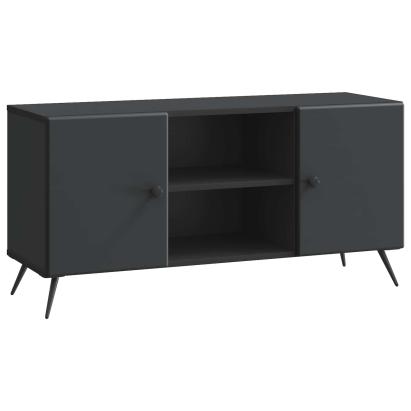 Cabinet TV Negru 102 x 34,5 x 50 cm Lemn prelucrat GartenMobel Dekor
