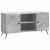 Cabinet TV Gri Beton 102 x 34,5 x 50 cm Lemn prelucrat GartenMobel Dekor
