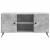 Cabinet TV Gri Beton 102 x 34,5 x 50 cm Lemn prelucrat GartenMobel Dekor