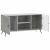 Cabinet TV Gri Beton 102 x 34,5 x 50 cm Lemn prelucrat GartenMobel Dekor