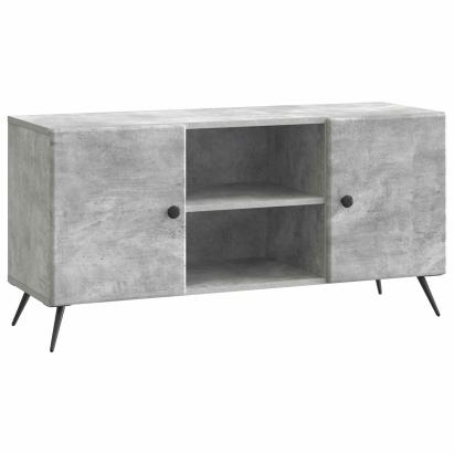 Cabinet TV Gri Beton 102 x 34,5 x 50 cm Lemn prelucrat GartenMobel Dekor