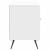 Cabinet TV Alb foarte lucios 102 x 34,5 x 50 cm Lemn prelucrat GartenMobel Dekor