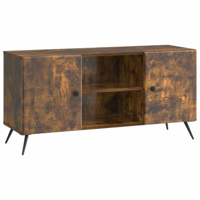 Cabinet TV Stejar fumuriu 102 x 34,5 x 50 cm Lemn prelucrat GartenMobel Dekor