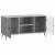 Cabinet TV Sonoma gri 102 x 34,5 x 50 cm Lemn prelucrat GartenMobel Dekor