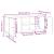 Cabinet TV Lemn vechi 102 x 34,5 x 50 cm Lemn prelucrat GartenMobel Dekor
