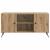 Cabinet TV Stejar Artizanal 102 x 34,5 x 50 cm Lemn prelucrat GartenMobel Dekor