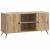 Cabinet TV Stejar Artizanal 102 x 34,5 x 50 cm Lemn prelucrat GartenMobel Dekor