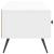 Cabinet TV Alb foarte lucios 147 x 34,5 x 30 cm Lemn prelucrat GartenMobel Dekor