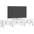Cabinet TV Alb foarte lucios 147 x 34,5 x 30 cm Lemn prelucrat GartenMobel Dekor