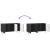 Cabinet TV Negru 99 x 34,5 x 50 cm Lemn prelucrat GartenMobel Dekor