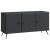 Cabinet TV Negru 99 x 34,5 x 50 cm Lemn prelucrat GartenMobel Dekor