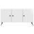 Cabinet TV Alb foarte lucios 99 x 34,5 x 50 cm Lemn prelucrat GartenMobel Dekor