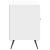 Cabinet TV Alb foarte lucios 99 x 34,5 x 50 cm Lemn prelucrat GartenMobel Dekor
