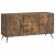Cabinet TV Stejar fumuriu 99 x 34,5 x 50 cm Lemn prelucrat GartenMobel Dekor
