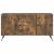 Cabinet TV Stejar fumuriu 99 x 34,5 x 50 cm Lemn prelucrat GartenMobel Dekor