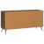 Cabinet TV Stejar fumuriu 99 x 34,5 x 50 cm Lemn prelucrat GartenMobel Dekor