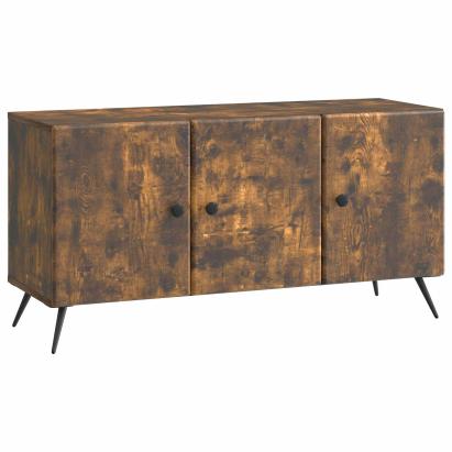 Cabinet TV Stejar fumuriu 99 x 34,5 x 50 cm Lemn prelucrat GartenMobel Dekor