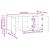 Cabinet TV Stejar Artizanal 99 x 34,5 x 50 cm Lemn prelucrat GartenMobel Dekor