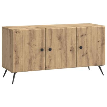 Cabinet TV Stejar Artizanal 99 x 34,5 x 50 cm Lemn prelucrat GartenMobel Dekor