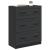 Dulap cu sertare Negru 66 x 34,5 x 87 cm Lemn prelucrat GartenMobel Dekor