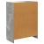 Dulap cu sertare Gri Beton 66 x 34,5 x 87 cm Lemn prelucrat GartenMobel Dekor
