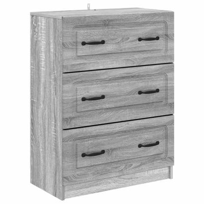Dulap cu sertare Sonoma gri 66 x 34,5 x 87 cm Lemn prelucrat GartenMobel Dekor