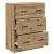 Dulap cu sertare Stejar Artizanal 66 x 34,5 x 87 cm GartenMobel Dekor