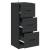 Dulap cu sertare Negru 33 x 34,5 x 87 cm Lemn prelucrat GartenMobel Dekor