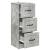 Dulap cu sertare Gri Beton 33 x 34,5 x 87 cm Lemn prelucrat GartenMobel Dekor