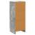 Dulap cu sertare Gri Beton 33 x 34,5 x 87 cm Lemn prelucrat GartenMobel Dekor